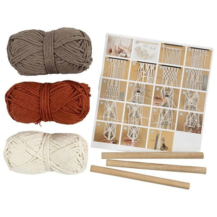Kit Macrame per fioriera pensile