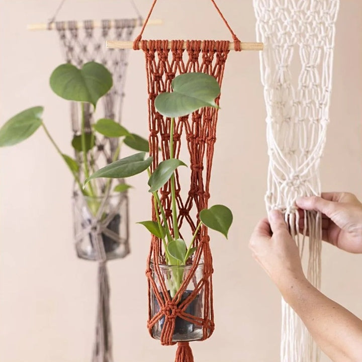 Kit Macrame per fioriera pensile