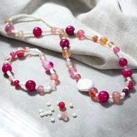 Kit per la creazione di gioielli creativi - Mix rosa