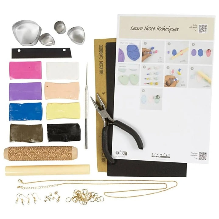Kit per la creazione di gioielli in argilla polimerica