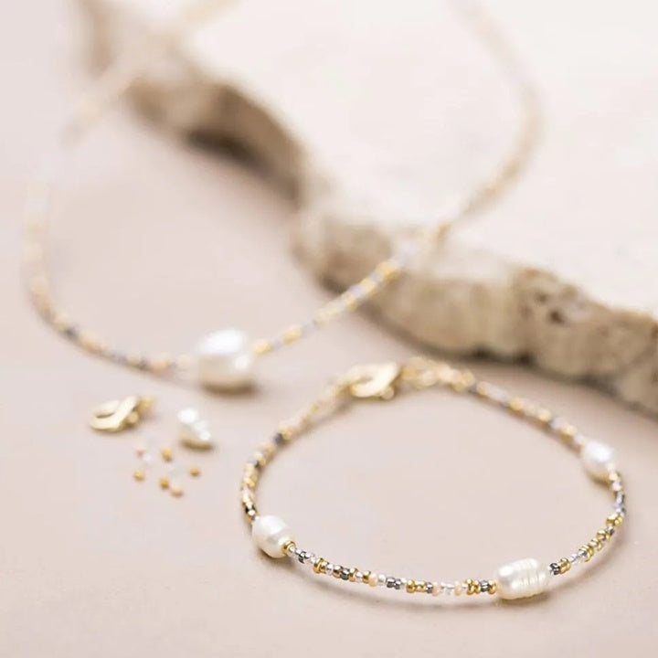 Kit per la creazione di mini bracciali e collane di perline