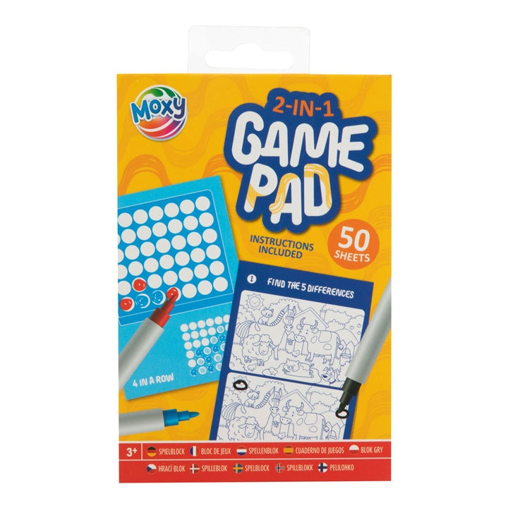 Libro di giochi per bambini 2 in 1 – 02 coperchio giallo