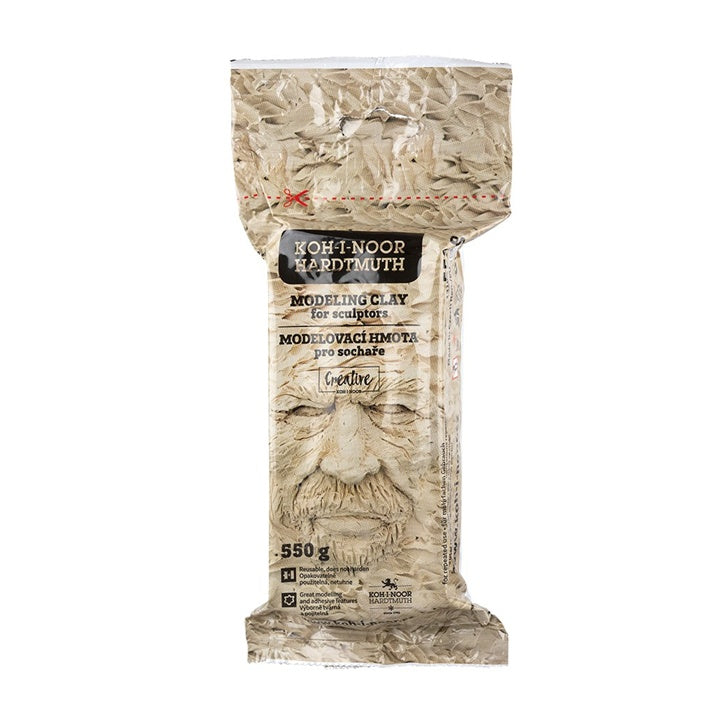 KOH-I-NOOR Argilla da modellare per scultori - Ocra, 550 g