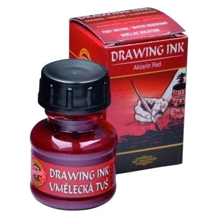 Inchiostro per artisti KOH-I-NOOR, 20 g – 2320 Rosso alizarina