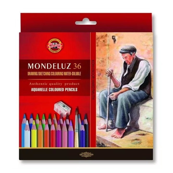 KOH-I-NOOR Mondeluz Matite acquerellabili / 36 pz.