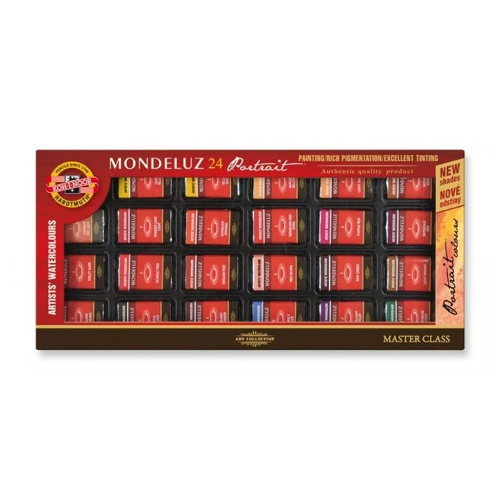KOH-I-NOOR Mondeluz Portrait Colori ad acquerello / 24 pz.