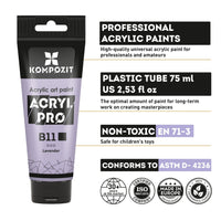 Vernice acrilica pastello ACRYL PRO ART Kompozit 75 ml