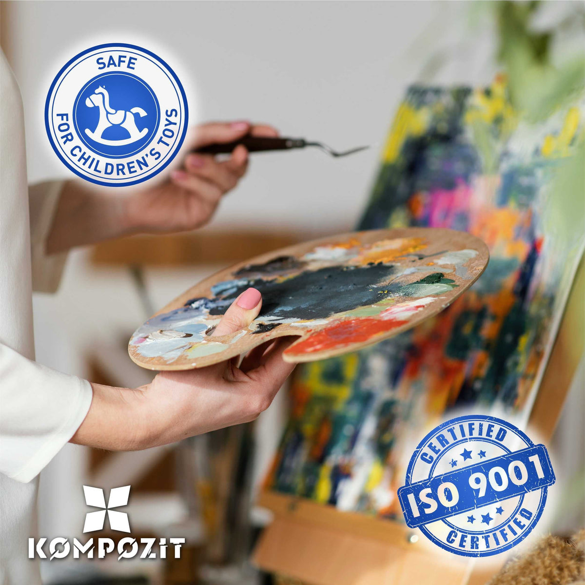 Set di vernici acriliche Kompozit ACRYL PRO