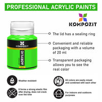 Colore acrilico Kompozit STANDART 20 ml