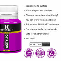 Colore acrilico STANDART Kompozit Fluorescent 20 ml
