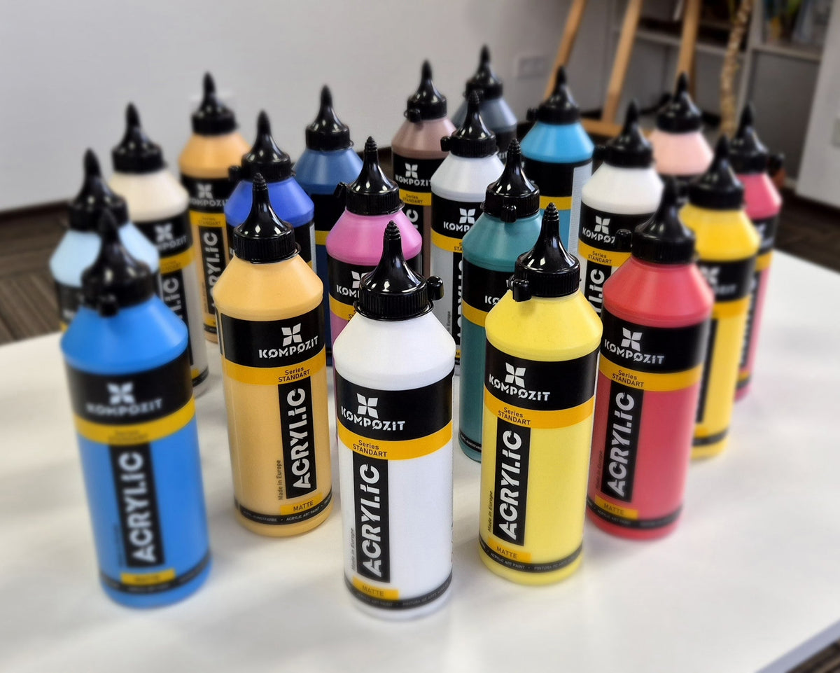 Pittura acrilica Kompozit STANDART Fluorescent 500 ml