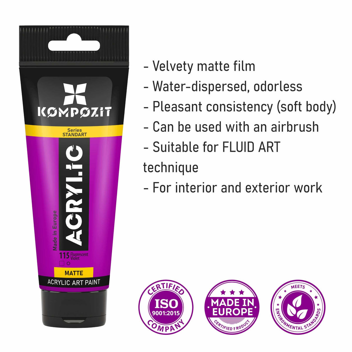 Colore acrilico STANDART Kompozit 75 ml