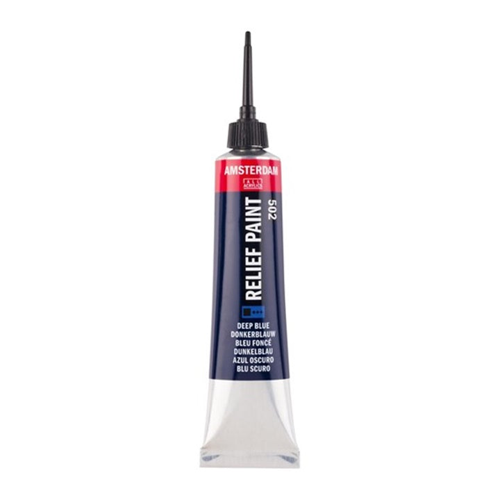 Contour AMSTERDAM Relief Paint 20 ml – profondo blu