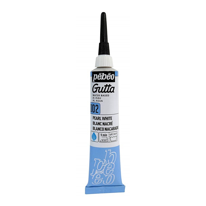Contorno per seta Pebeo Gutta 20 ml – Pearl White
