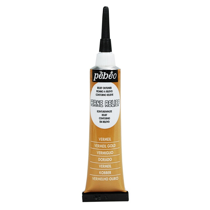 Contorno Pebeo Cerne Relief 20 ml – Vermeil Gold