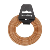 Cinturino in pelle 3 mm x 2 m - Vari colori – Naturale