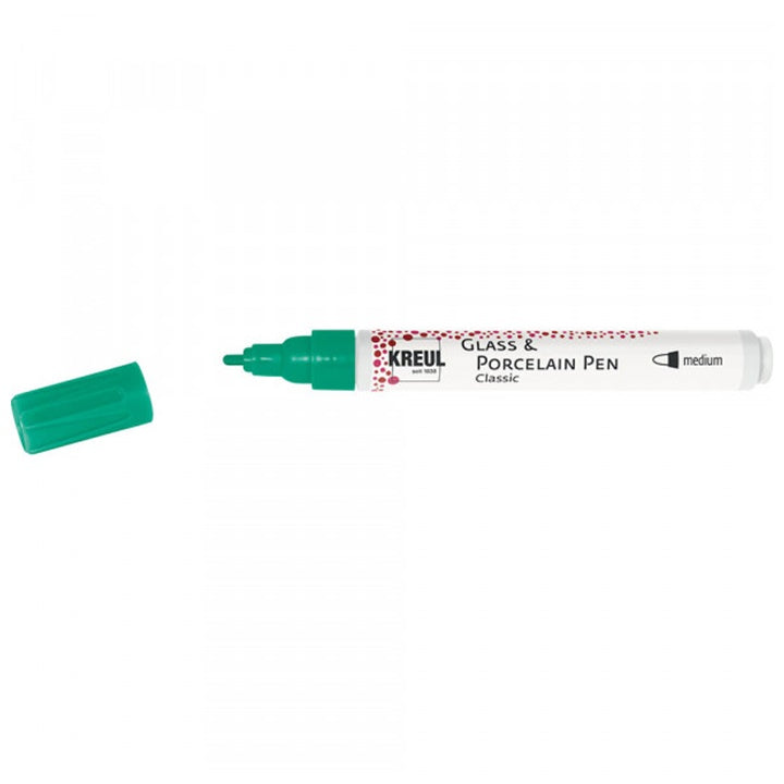 Marcatore in vetro e porcellana KREUL – Verde Scuro