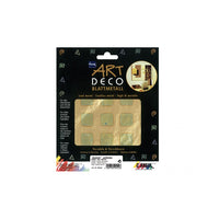 KREUL quadrati in foglio decorativo oro 140 x 140 mm 6 pz.