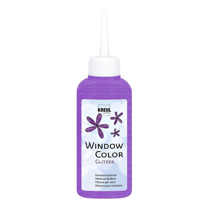 KREUL Vernice per vetro con effetti 80 ml – Viola glitterato