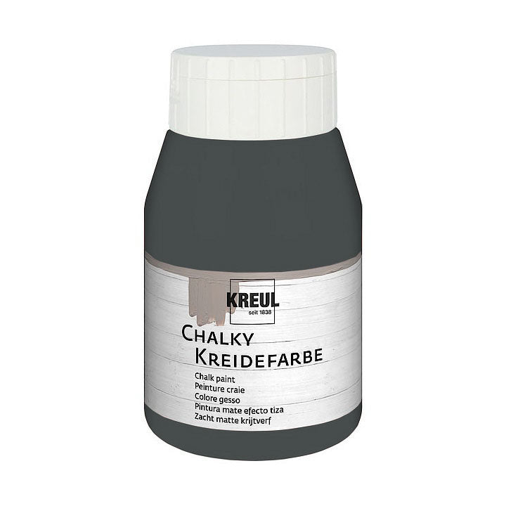 Chalk paint colore KREUL 500 ml – Volcanic Gray