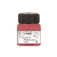 Colori per vetro e porcellana Chalk Kreul 20 ml – Cozy Red