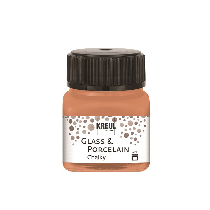 Colori per vetro e porcellana Chalk Kreul 20 ml – Terracotta Earth