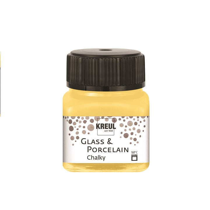 Colori per vetro e porcellana Chalk Kreul 20 ml – Yellow Safran