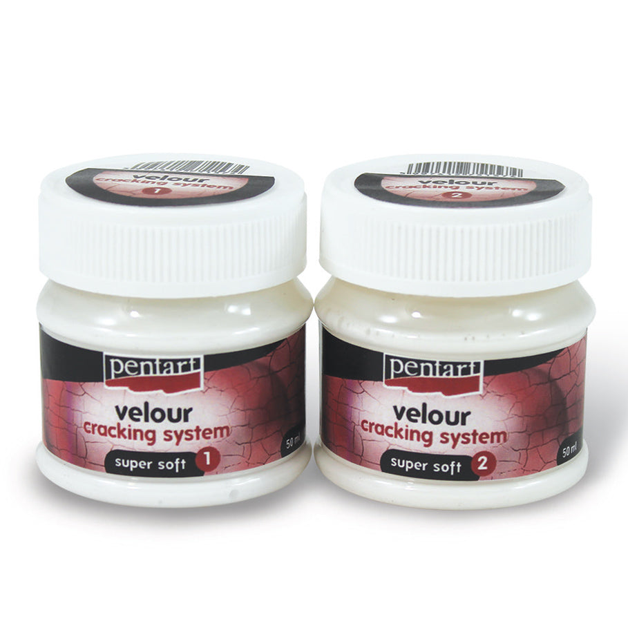 Lacca ad effetto craquelè e peluche Super Soft - 50 ml + 50 ml