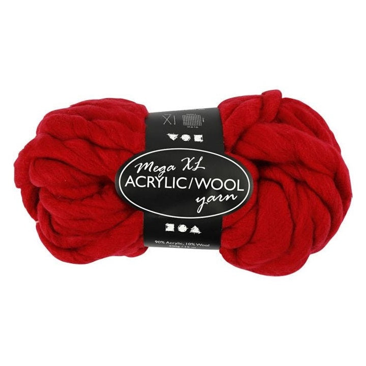 Lana - massiccia 300 g | diverse tonalità - rosso