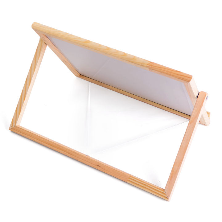 Lavagna bifacciale magnetica per bambini ARTMIE con supporto 30 x 40 cm