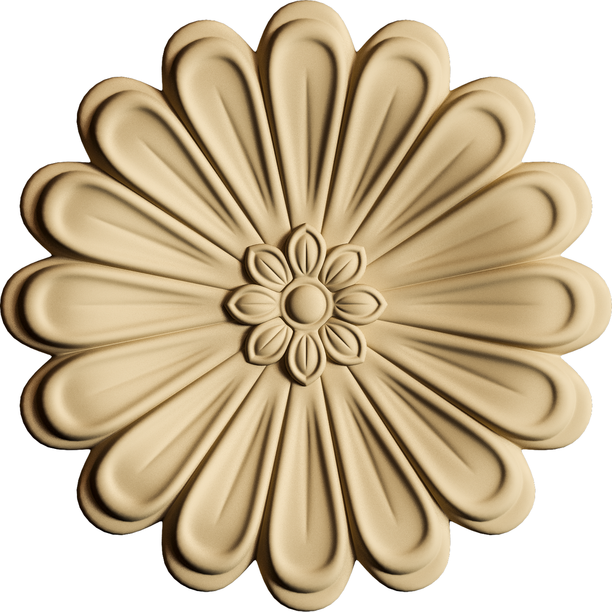 Legno flessibile Pentart RZ 0970 sfera floreale 7 cm
