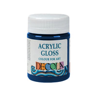 Colore acrilico lucido Decola 56 ml – Blue Deep
