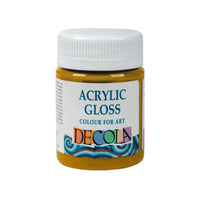 Colore acrilico lucido Decola 56 ml – Yellow Medium