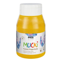 Colori a dita lucidi per bambini MUCKI 500 ml – tesoro d'oro