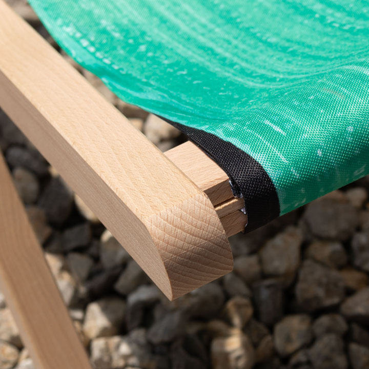 Lettino da giardino in legno ARTMIE