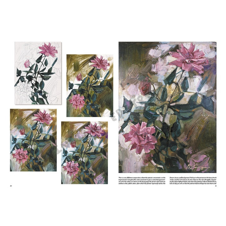 Libro da disegno Leonardo Collection 21 Fiori