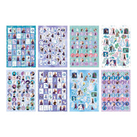 Libro di adesivi glitterati Frozen A5