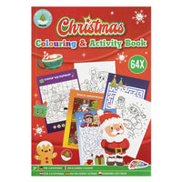 Libro di Natale da colorare e attività A4