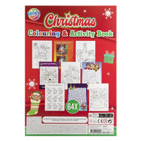 Libro di Natale da colorare e attività A4