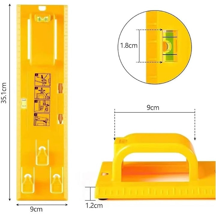 Livella in plastica con indicazione di sospensione
