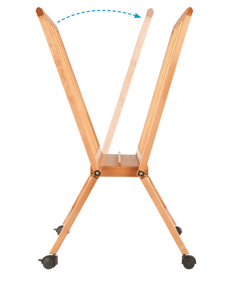 MABEF M/40 Portalistini grande pieghevole su ruote per stampe e disegni
