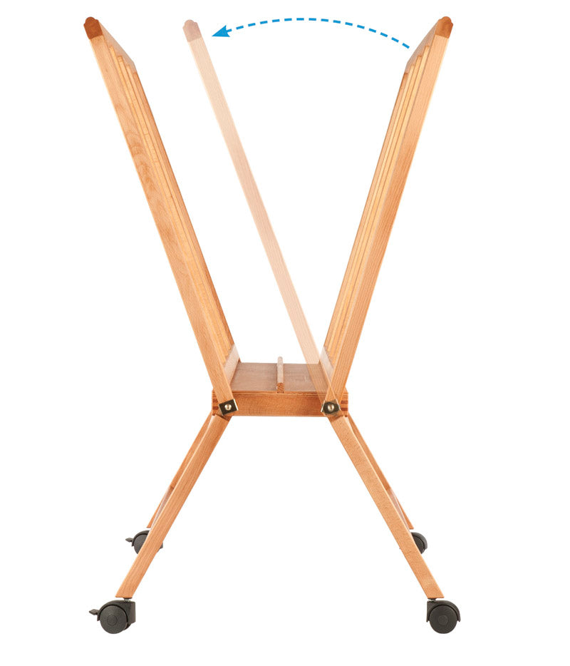 MABEF M/40 Portalistini grande pieghevole su ruote per stampe e disegni
