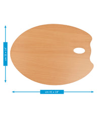 MABEF tavolozza per pittura ovale 35 x 45 cm