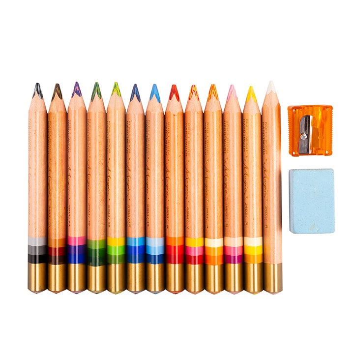 MAGIC Set di matite colorate Jumbo 12+1 FSC