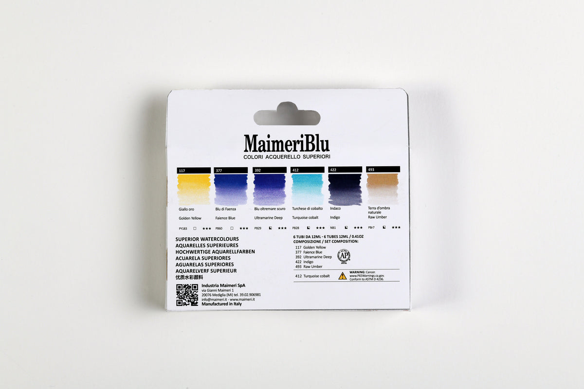 Set di colori per acquerello MAIMERI Maimeri Blu
