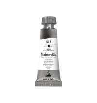 Colore ad acquerello professionale MAIMERI Maimeri Blu 12 ml – Nero carbone