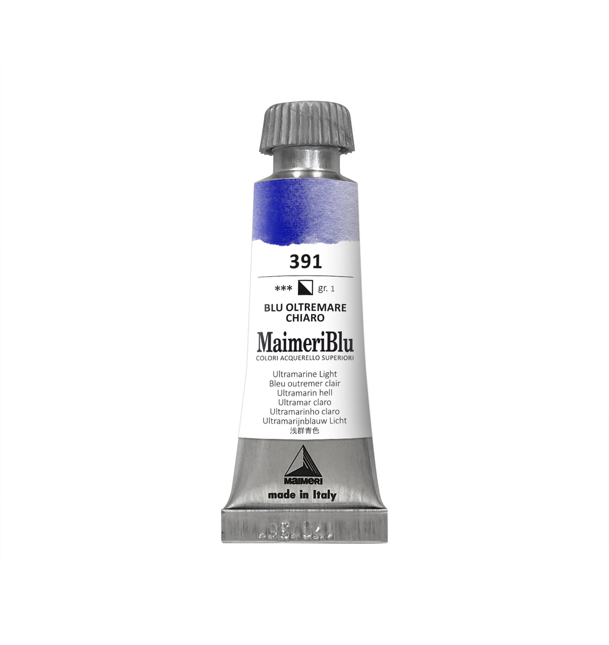 Colore ad acquerello professionale MAIMERI Maimeri Blu 12 ml – Oltremare Chiaro