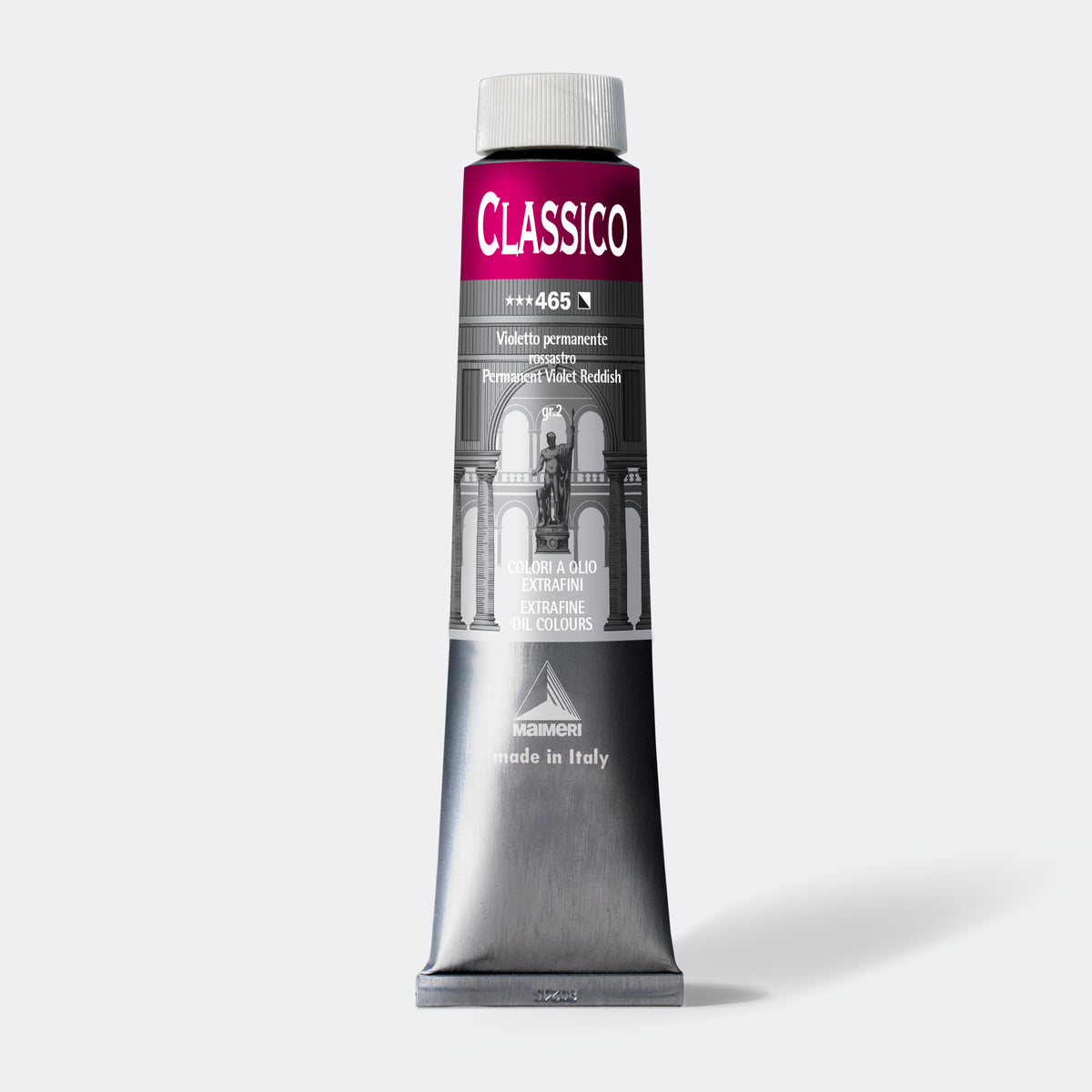 Colore a olio fine Maimeri Classico 200 ml – Violetto permanente rossastro