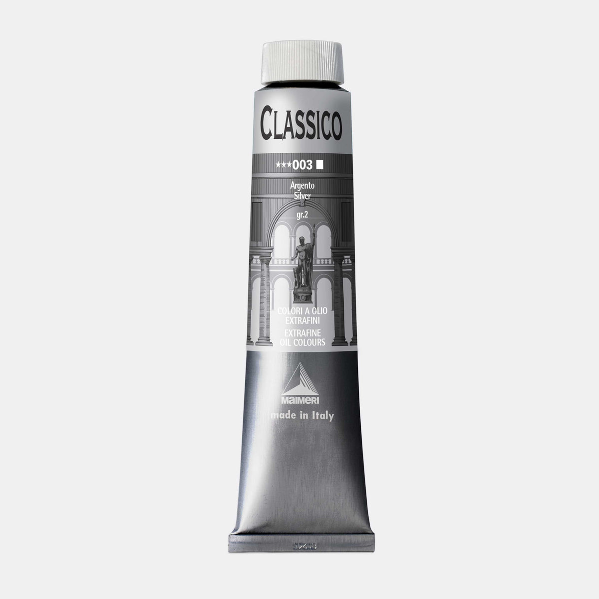 Colore a olio fine Maimeri Classico 200 ml – Argento