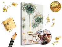 Dipingere con i numeri PREMIUM GOLD | Piantagione di alberi - Piantagione di alberi